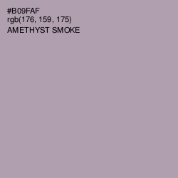 #B09FAF - Amethyst Smoke Color Image