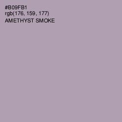 #B09FB1 - Amethyst Smoke Color Image