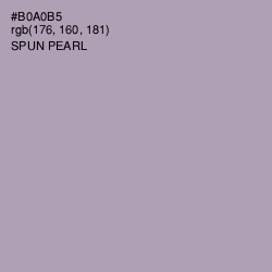 #B0A0B5 - Spun Pearl Color Image