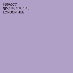 #B0A0C7 - London Hue Color Image