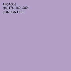 #B0A0C8 - London Hue Color Image