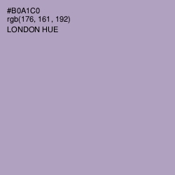 #B0A1C0 - London Hue Color Image