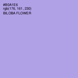 #B0A1E6 - Biloba Flower Color Image
