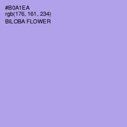 #B0A1EA - Biloba Flower Color Image