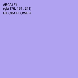 #B0A1F1 - Biloba Flower Color Image