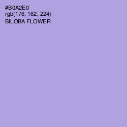 #B0A2E0 - Biloba Flower Color Image