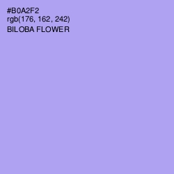 #B0A2F2 - Biloba Flower Color Image