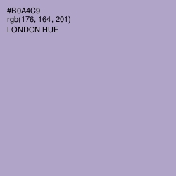 #B0A4C9 - London Hue Color Image