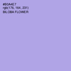 #B0A4E7 - Biloba Flower Color Image