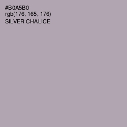 #B0A5B0 - Silver Chalice Color Image