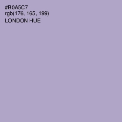 #B0A5C7 - London Hue Color Image