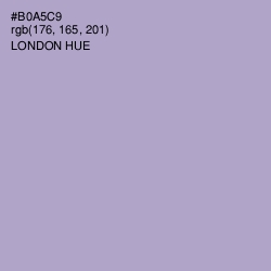 #B0A5C9 - London Hue Color Image