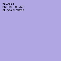 #B0A6E3 - Biloba Flower Color Image
