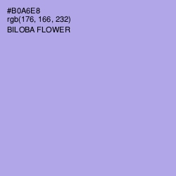 #B0A6E8 - Biloba Flower Color Image