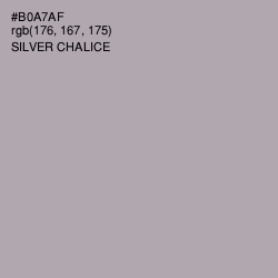 #B0A7AF - Silver Chalice Color Image