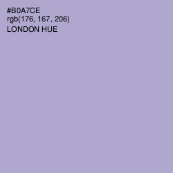 #B0A7CE - London Hue Color Image