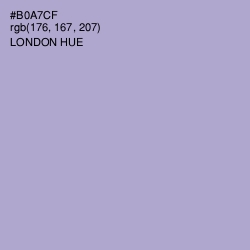 #B0A7CF - London Hue Color Image