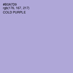 #B0A7D9 - Cold Purple Color Image