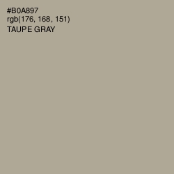 #B0A897 - Taupe Gray Color Image