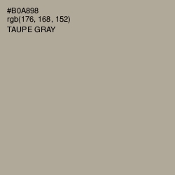 #B0A898 - Taupe Gray Color Image