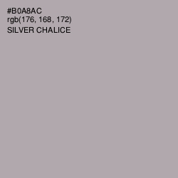 #B0A8AC - Silver Chalice Color Image