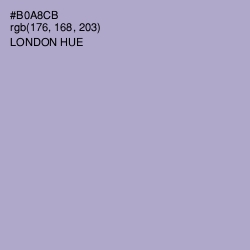 #B0A8CB - London Hue Color Image