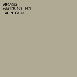 #B0A993 - Taupe Gray Color Image