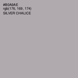 #B0A9AE - Silver Chalice Color Image