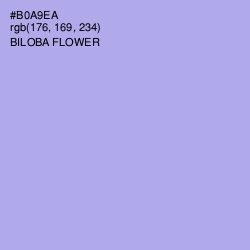 #B0A9EA - Biloba Flower Color Image