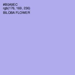 #B0A9EC - Biloba Flower Color Image