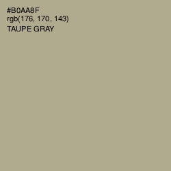 #B0AA8F - Taupe Gray Color Image