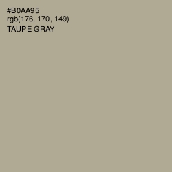 #B0AA95 - Taupe Gray Color Image