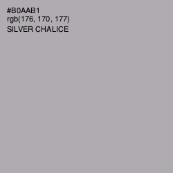 #B0AAB1 - Silver Chalice Color Image