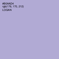 #B0AAD4 - Logan Color Image