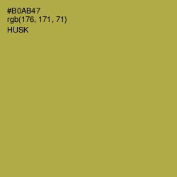 #B0AB47 - Husk Color Image