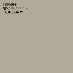 #B0AB98 - Taupe Gray Color Image