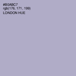#B0ABC7 - London Hue Color Image
