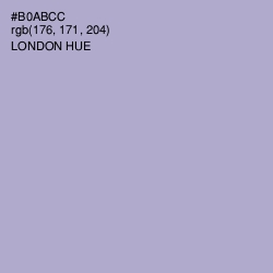 #B0ABCC - London Hue Color Image