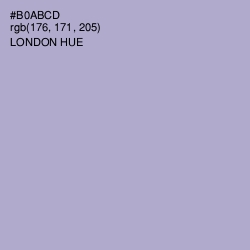 #B0ABCD - London Hue Color Image