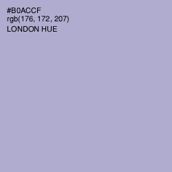 #B0ACCF - London Hue Color Image