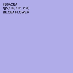 #B0ACEA - Biloba Flower Color Image