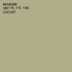 #B0AD8B - Locust Color Image