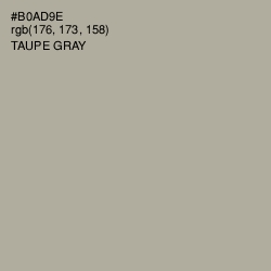 #B0AD9E - Taupe Gray Color Image