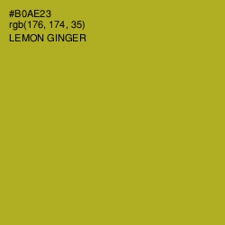 #B0AE23 - Lemon Ginger Color Image