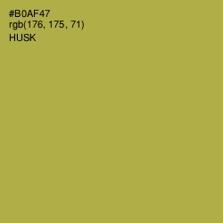 #B0AF47 - Husk Color Image