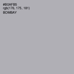 #B0AFB5 - Bombay Color Image