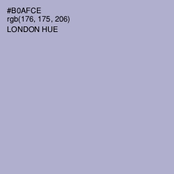 #B0AFCE - London Hue Color Image