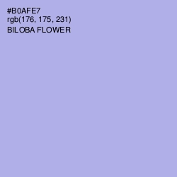 #B0AFE7 - Biloba Flower Color Image