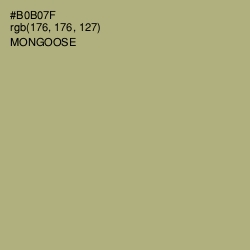 #B0B07F - Mongoose Color Image