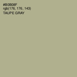 #B0B08F - Taupe Gray Color Image